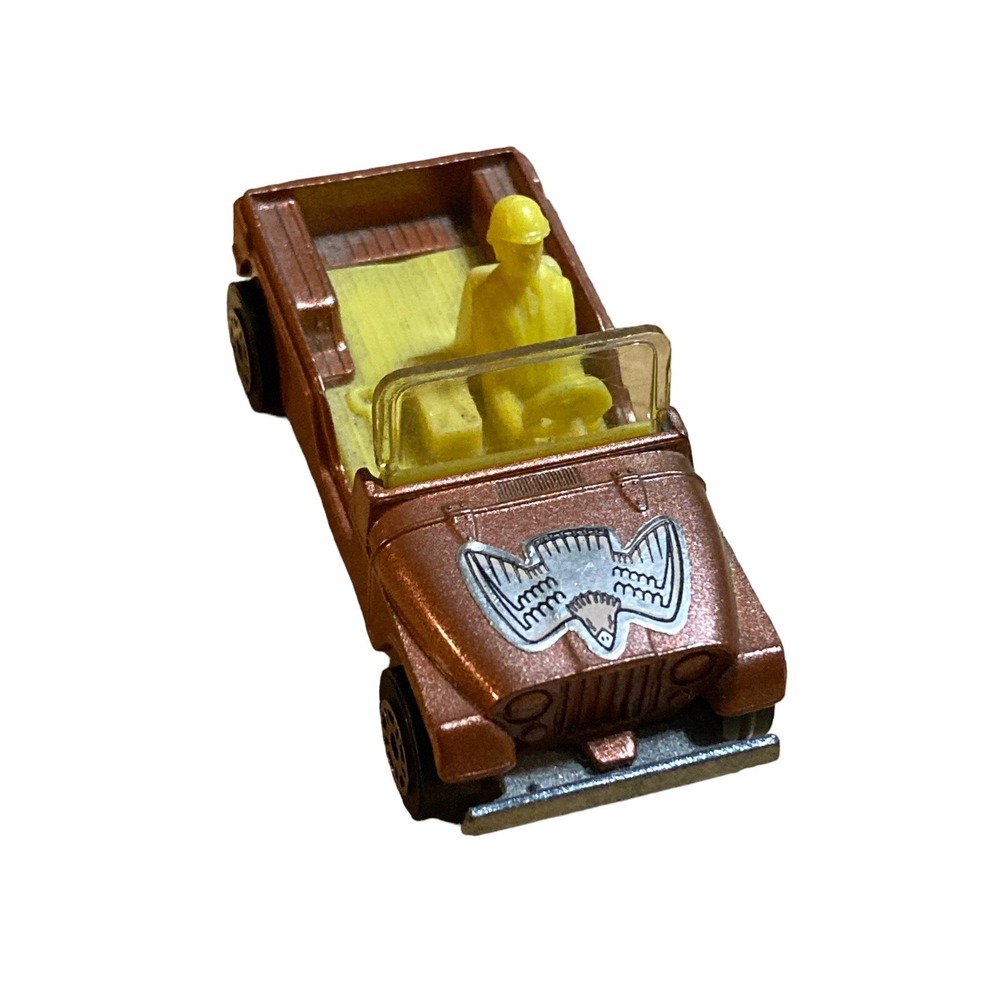 CORGI Jeep CJ-5  1/36 GOLDEN EAGLE orange Die Cast Car